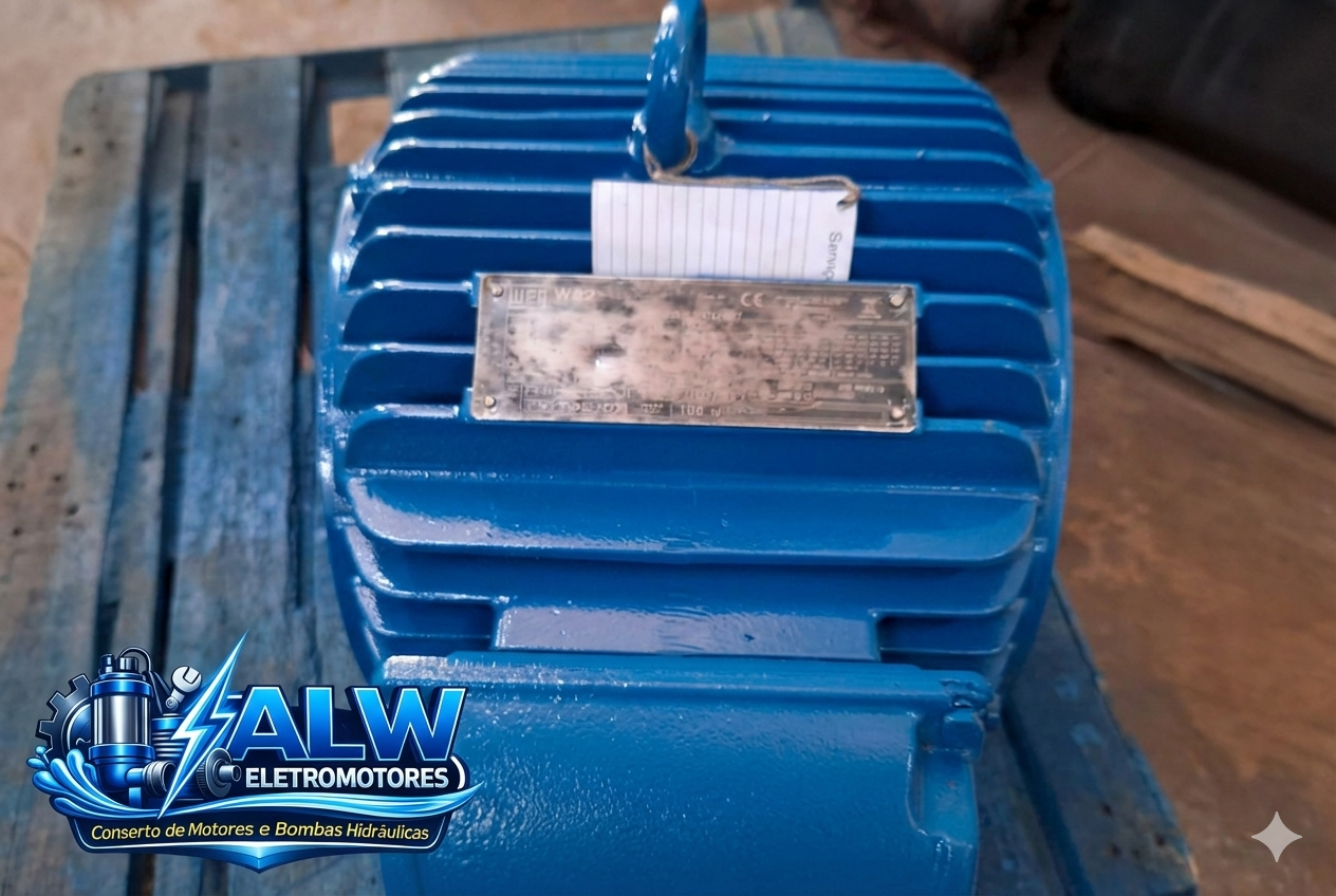 Motor elétrico restaurado e finalizado com garantia